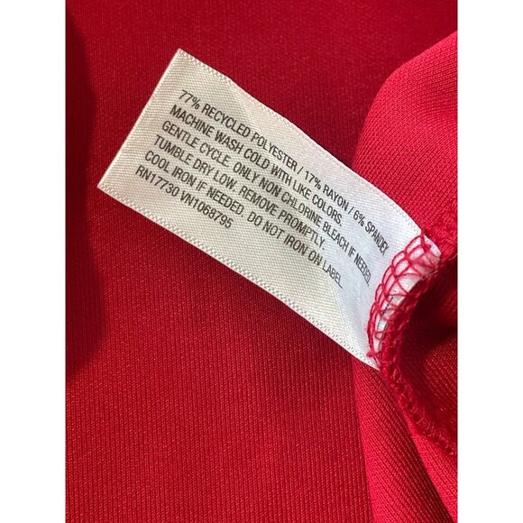 A New Day Sweater Size XL Turtleneck Long Sleeve Pullover Relaxed Fit Red Comfy - Picture 4 of 6